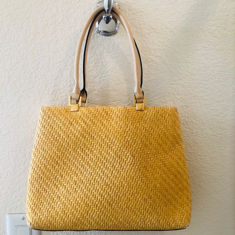 Adrienne Vittadini Straw Handbag
